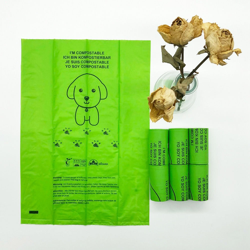 Biodegradable Printed Single Roll Pet Dog Poop Bag