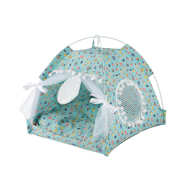 Enclosed Folding Pet Teepee - Breatheable & Washable