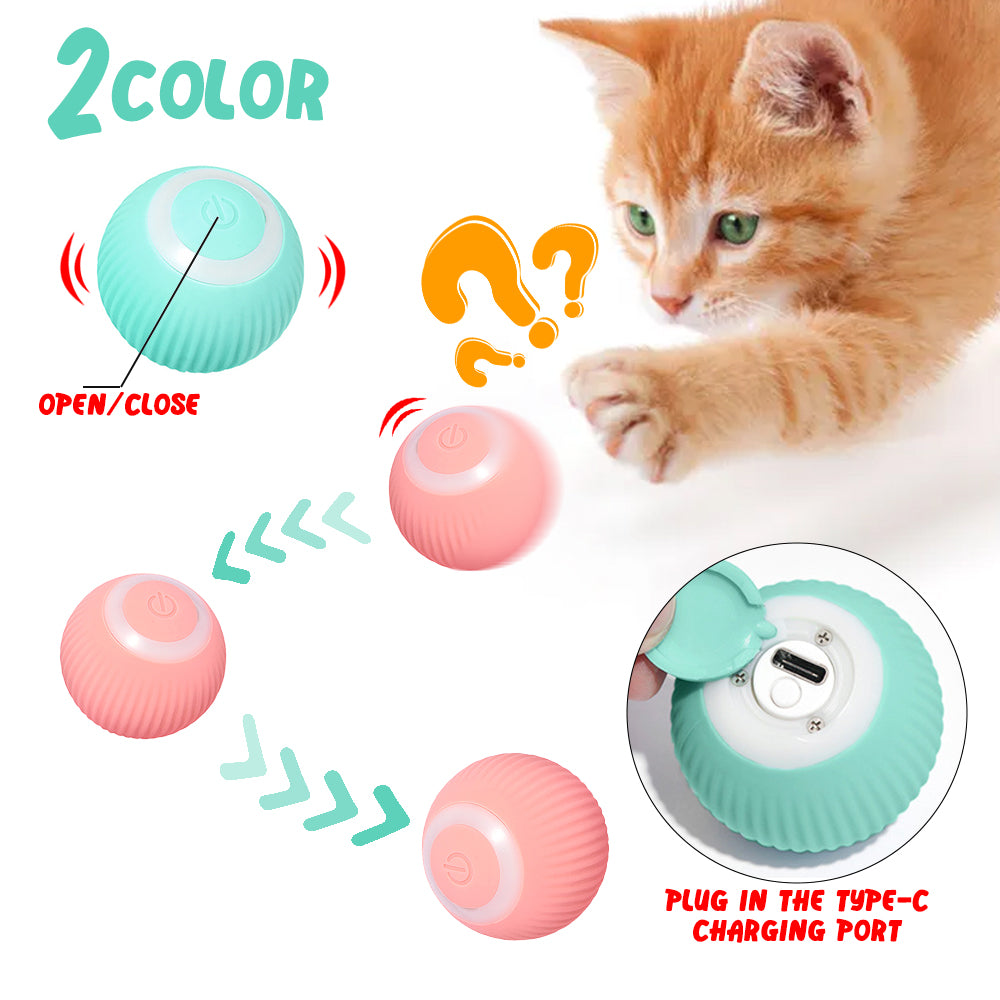 Self-Rolling Smart Cat Ball