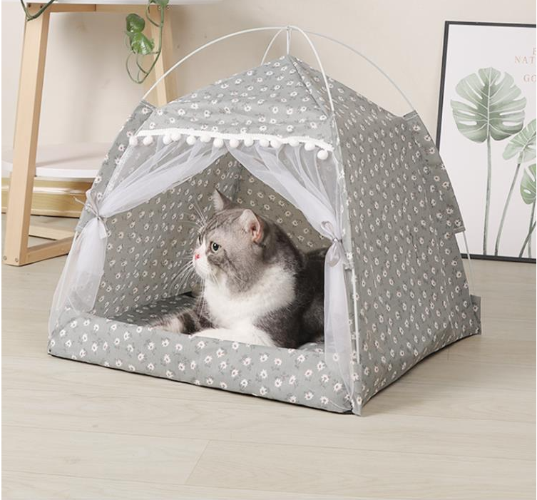 Cozy Pet Teepee Indoor Tent Bed for Dogs & Cats