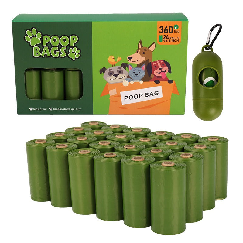 Biodegradable Lavender Scented Dog Poop Bags with Dispenser Box