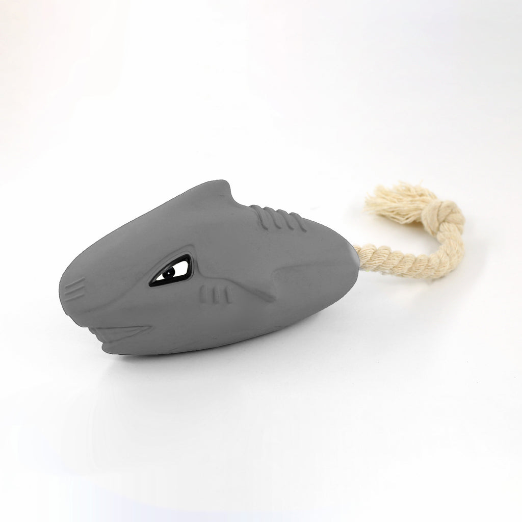 Shark Squeaky Rubber Dog Pet Toy