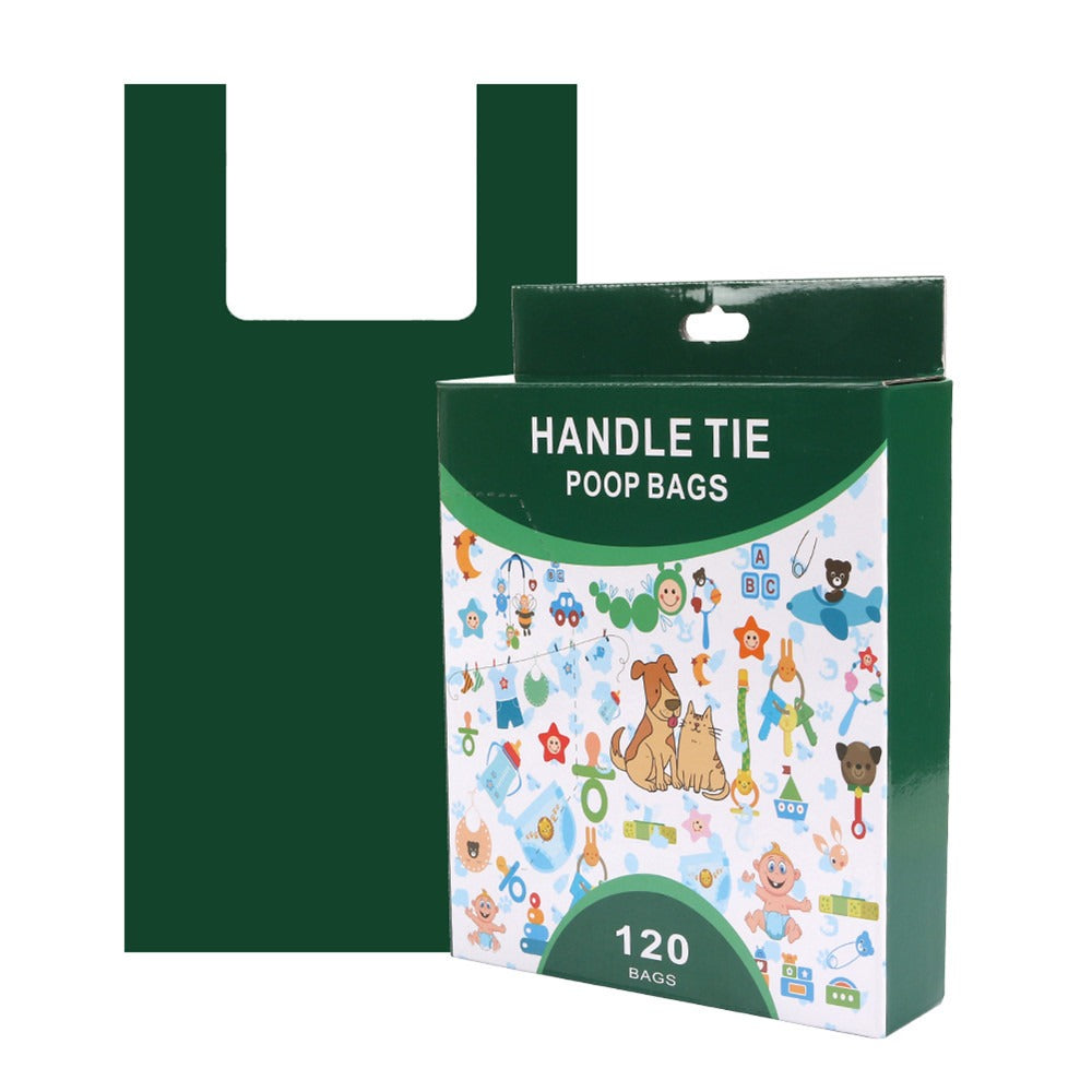 Biodegradable Handle Tie Dog Poop Bag