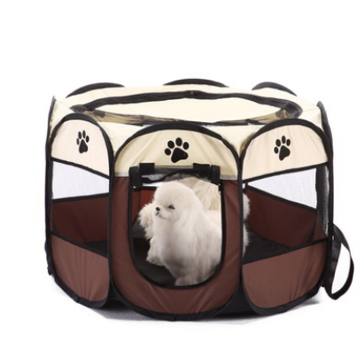 8-Panels Foldable Mesh Pet Tent