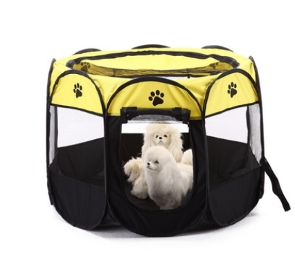 8-Panels Foldable Mesh Pet Tent