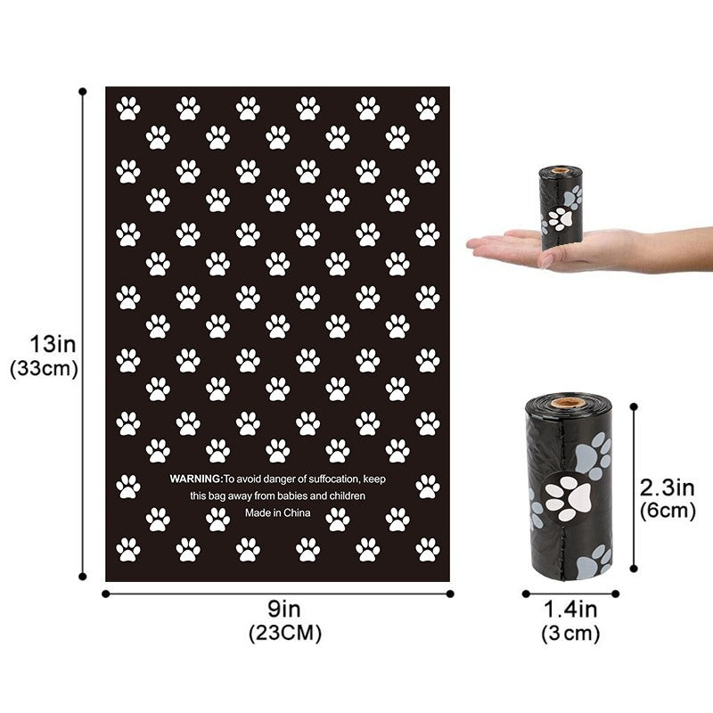 Biodegradable Printed Single Roll Pet Dog Poop Bag