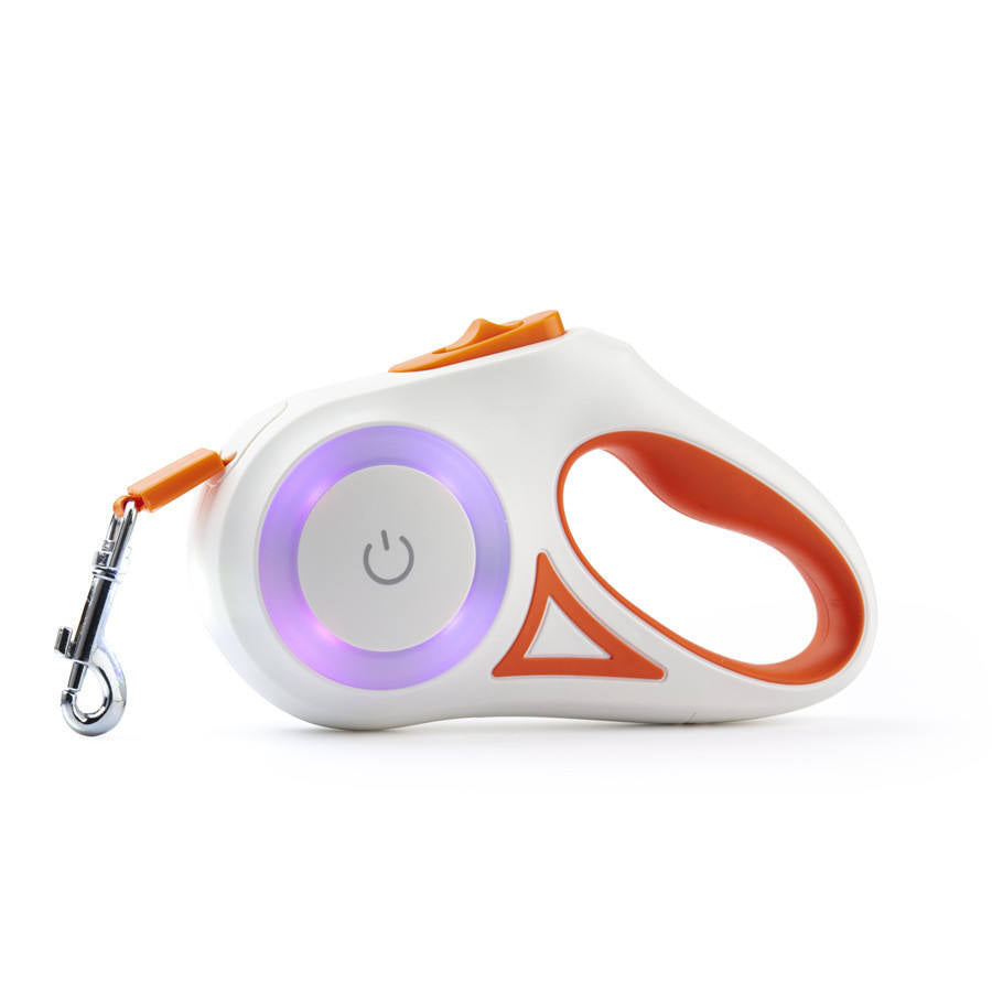 Glowing Retractable Battery Pet Dog Leash