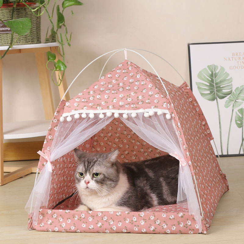 Cozy Pet Teepee Indoor Tent Bed for Dogs & Cats