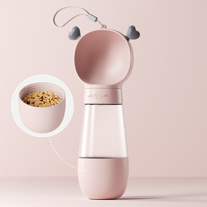 Stylish Portable Dog Water and Food Dispenser