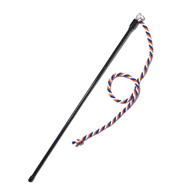 Twist & Play Cat Wand with Rope and Bell