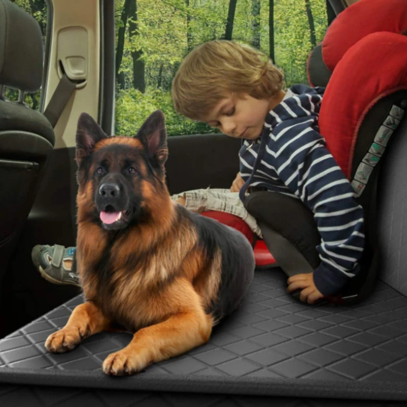 Spacious Waterproof Dog Car Seat Cover & Hammock