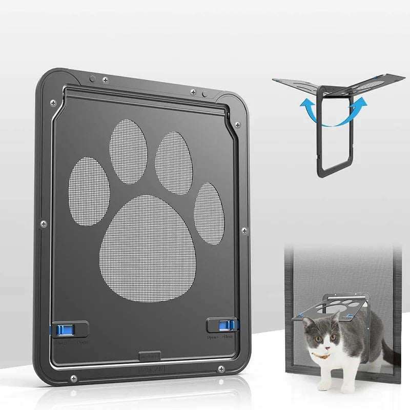 Magnetic Self-Closing Pet Screen Door