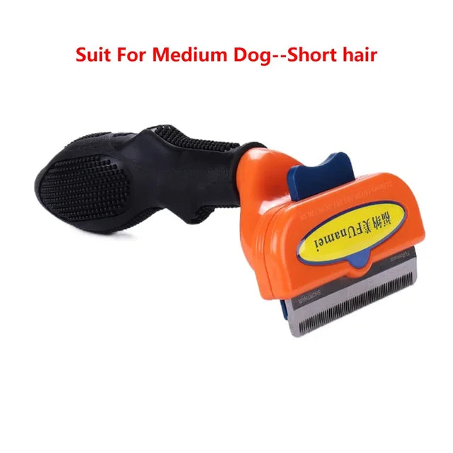 Dense-Toothed Cats and Dogs Pet Shedding & Massage Comb