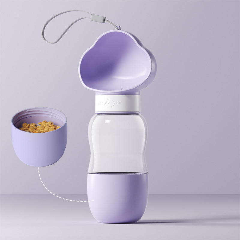 Stylish Portable Dog Water and Food Dispenser