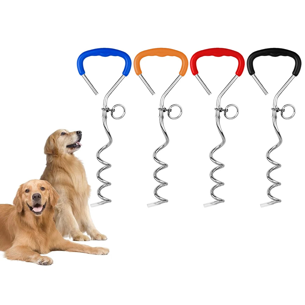 Metal Spiral Dog Tie Out Stake