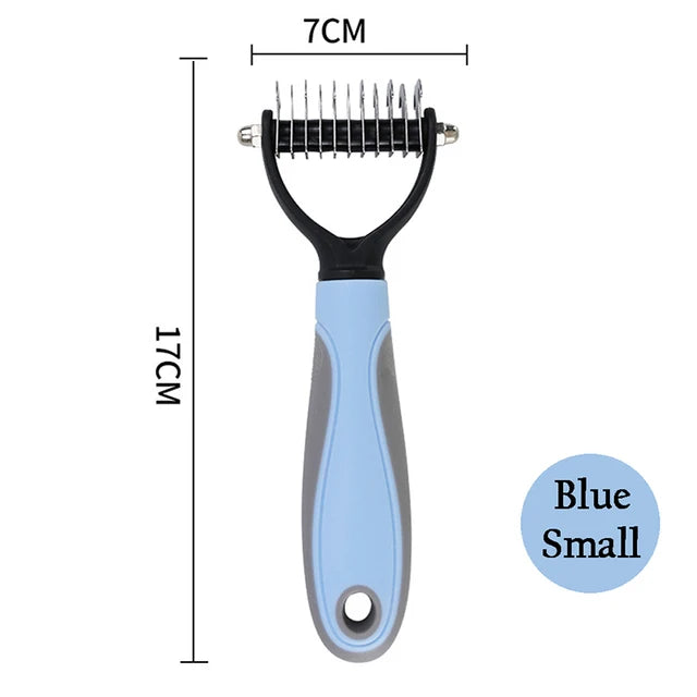 Professional Pet Deshedding & Knot Cutter Brush