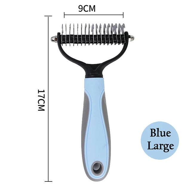 Professional Pet Deshedding & Knot Cutter Brush