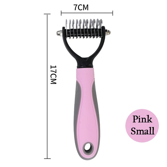 Professional Pet Deshedding & Knot Cutter Brush