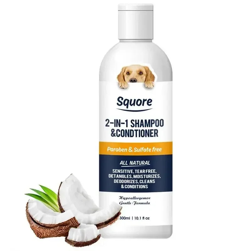 2 In 1 Natural Moisturizing Pet Shampoo & Conditioner