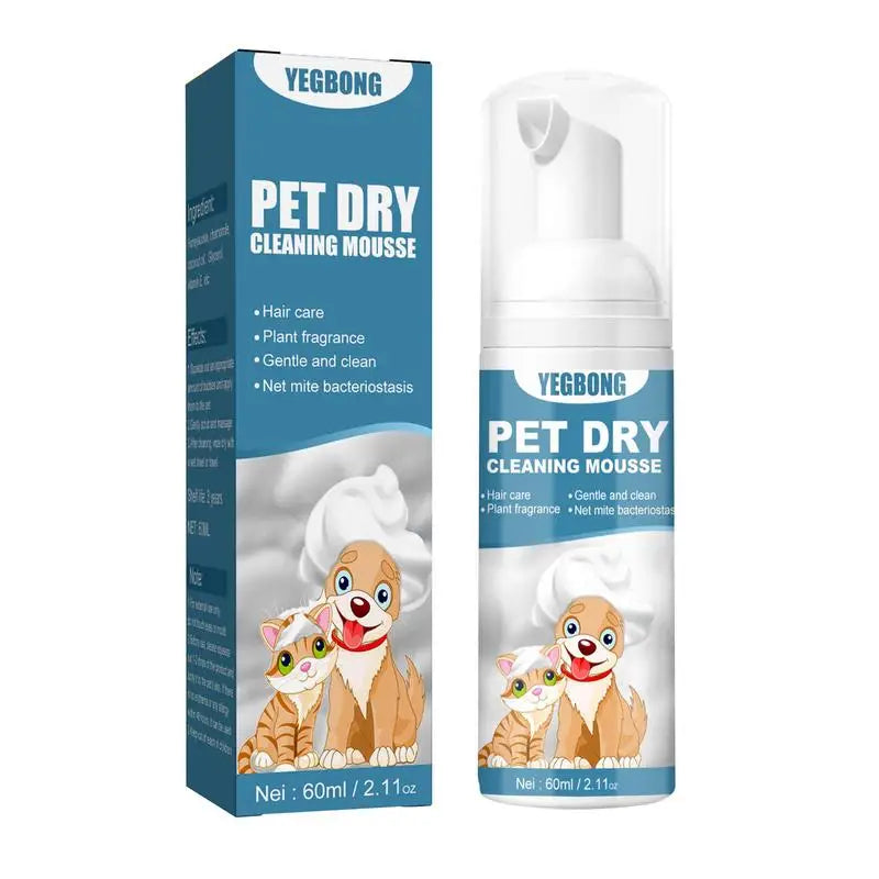 Waterless Pet Dry Shampoo No Rinse Cleaning Mousse